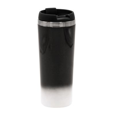 Термокружка Overflow, черная-0