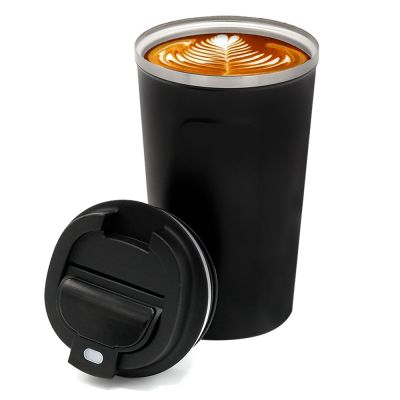 Термокружка Moon с дисплеем, 380мл, черная-2