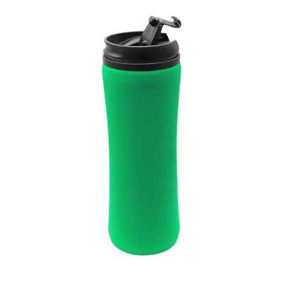 Термокружка Miora софт-тач, зеленый-1