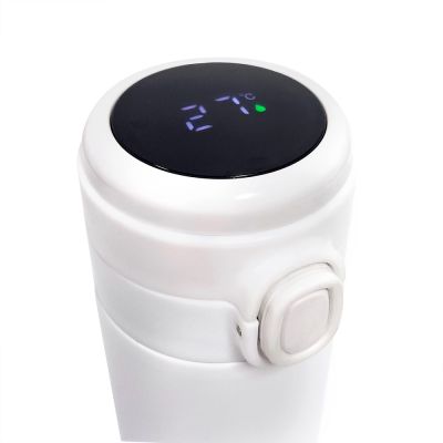 Термос Awangarda c дисплеем, белый-1