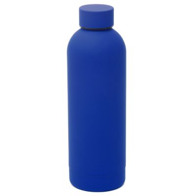 Термобутылка Perfecto софт-тач, синий.-0