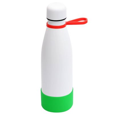 Термобутылка герметичная вакуумная Olivia To Go, белый/красный/зеленый-0