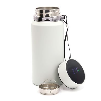 Термос Henzo с дисплеем, белый-1