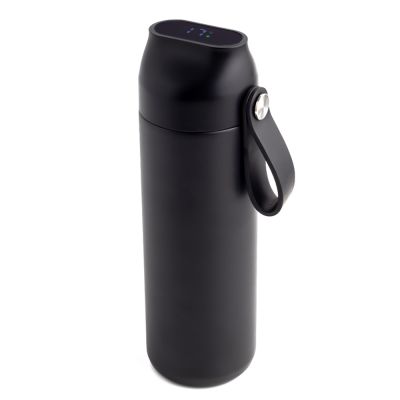 Термобутылка герметичная вакуумная Glory с дисплеем, черный-0