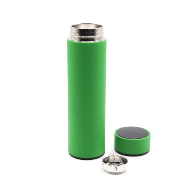 Термос Indy софт-тач, зеленый-1