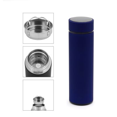 Термос Indy софт-тач, синий-1