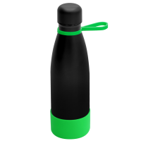 Термобутылка герметичная вакуумная Olivia To Go, чёрный/зелёный
