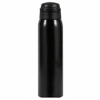 Термобутылка Trekker, чёрная-0