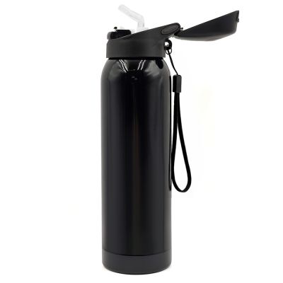 Термобутылка Trekker, чёрная-3