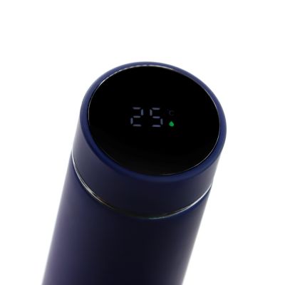 Термос Indy софт-тач, синий-2