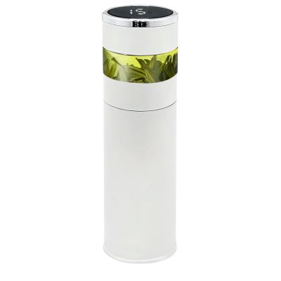 Термос Amber с инфьюзером и дисплеем, белый-0