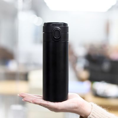 Термос Awangarda c дисплеем, черный-3