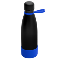 Термобутылка герметичная вакуумная Olivia To Go, чёрный/синий