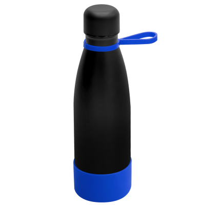 Термобутылка герметичная вакуумная Olivia To Go, чёрный/синий-0