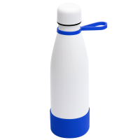 Термобутылка герметичная вакуумная Olivia To Go, белый/синий