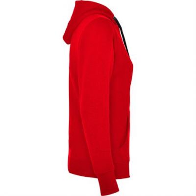 Толстовка URBAN WOMAN женская, КРАСНЫЙ/ЧЕРНЫЙ M-3