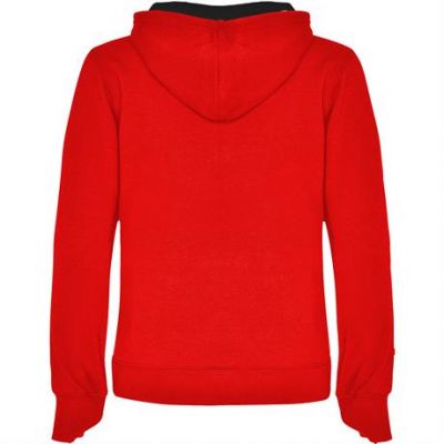 Толстовка URBAN WOMAN женская, КРАСНЫЙ/ЧЕРНЫЙ M-1
