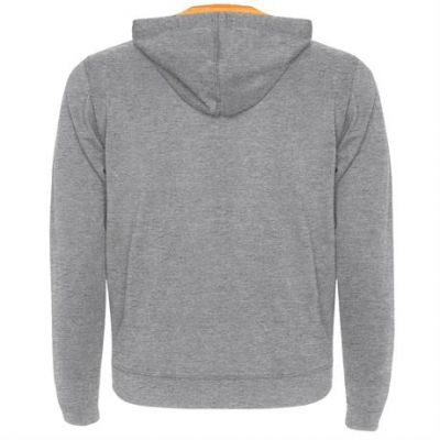 Толстовка FUJI мужская, HEATHER GREY/FLUOR ORANGE M-1