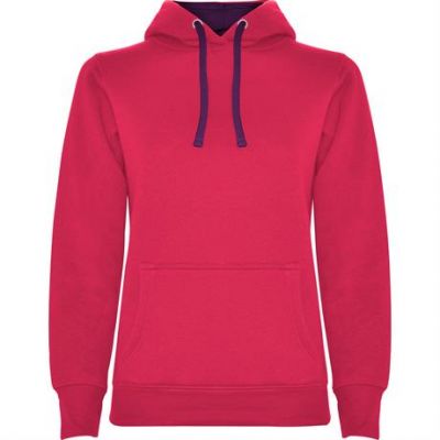 Толстовка URBAN WOMAN женская, ТЕМНО-РОЗОВЫЙ/ФИОЛЕТОВЫЙ 2XL-0