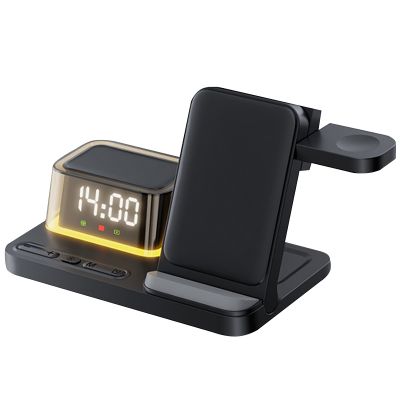 Беспроводное мультизарядное устройство Volt 15W (7в1), черный-0