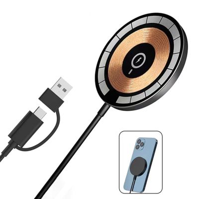 Беспроводное зарядное устройство Aphia 15W, прозрачный-1