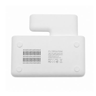 Беспроводное мультизарядное устройство Syntra 15W (3в1), белый-7