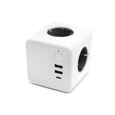 Универсальное зарядное устройство Power Block, белый-3