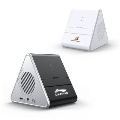 Колонка Dorn с беспроводной зарядкой, белый-2