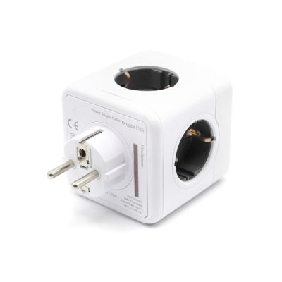 Универсальное зарядное устройство Power Block, белый-0