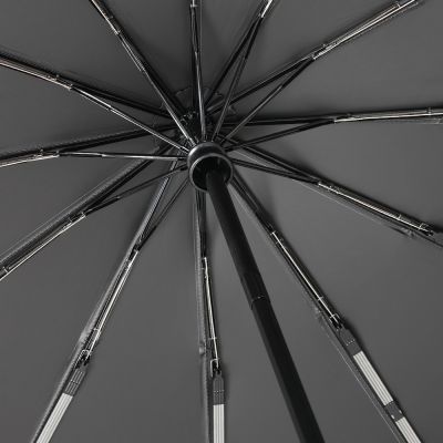 Кастомизированный автоматический складной зонт Altor, тёмно-серый/фиолетовый-5