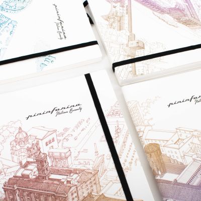 Блокнот линованный Pininfarina ITALIAN BEAUTY FIRENZE из каменной бумаги, А5-10