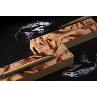 Набор из двух ручек Pininfarina Cambiano BOX CEDARWOOD-7