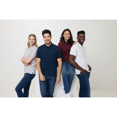 Рубашка поло Iqoniq Yosemite из переработанного хлопка-пике, унисекс, 220 г/м²-33