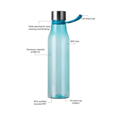 Бутылка для воды VINGA Lean из rPET RCS, 800 мл-3
