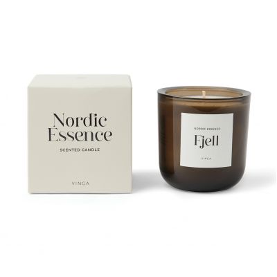 Большая ароматическая свеча VINGA Nordic Essence в стекле-0