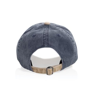 Бейсболка BEAU AWARE™ из двухцветной хлопковой саржи, 6 клиньев, 270 г/м²-4