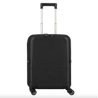 Чемодан складной Rollink FLEX LIGHT 55x40x20 см, 4 колеса, черный