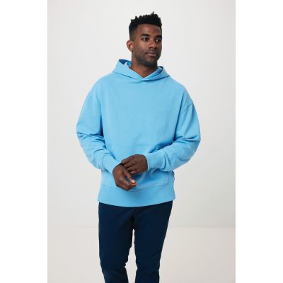 Худи Iqoniq Yoho из переработанного хлопка, свободный крой, унисекс, 340 г/м²-3