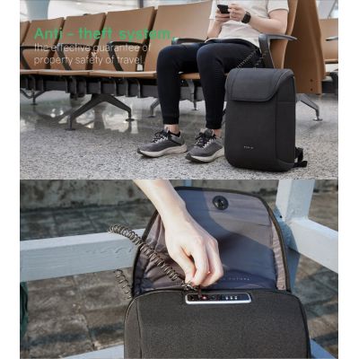 Рюкзак KORIN ClickPack X 45х32х15,5 см, с клапаном, черный-31