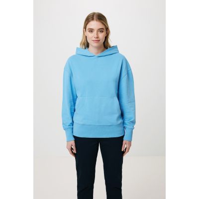 Худи Iqoniq Yoho из переработанного хлопка, свободный крой, унисекс, 340 г/м²-7
