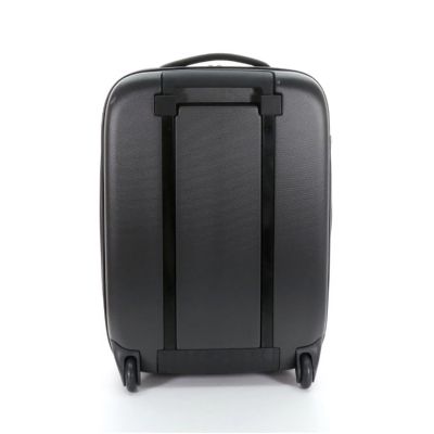 Чемодан складной Rollink Earth 55x40x20 см, 2 колеса, черный/зеленый-5