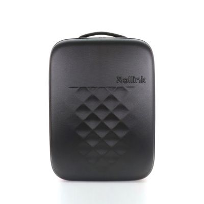 Чемодан складной Rollink Earth 55x40x20 см, 2 колеса, черный/зеленый-4