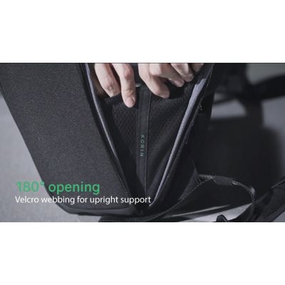 Рюкзак KORIN ClickPack X 45х32х15,5 см, с клапаном, черный-20