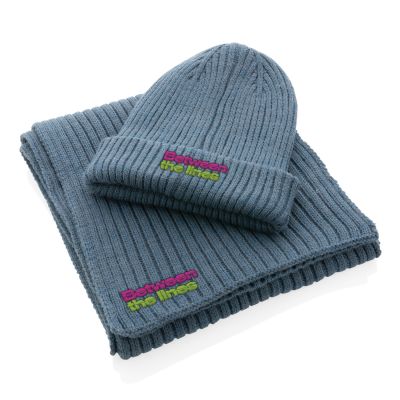 Вязаный шарф Impact из Polylana® AWARE™, 180x25 см-4