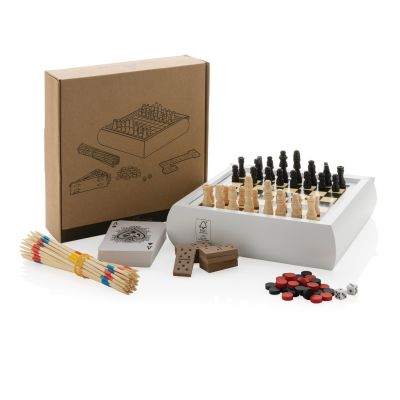 Набор игр 5-в-1 из дерева FSC®-6