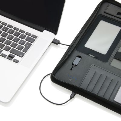 Папка для документов с зарядным устройством Tech-4