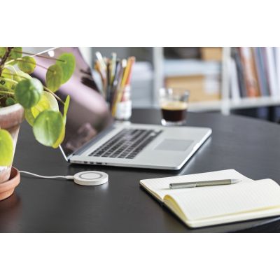 Круглая док-станция Wheat Straw для беспроводной зарядки, 5 Вт-5