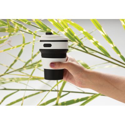 Складная силиконовая термокружка-10