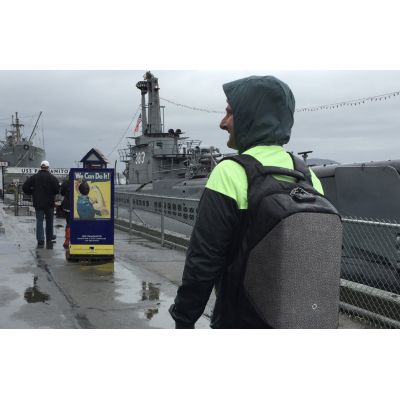 Рюкзак KORIN ClickPack Pro 46х34х16 см, комбинированный черный/серый-15