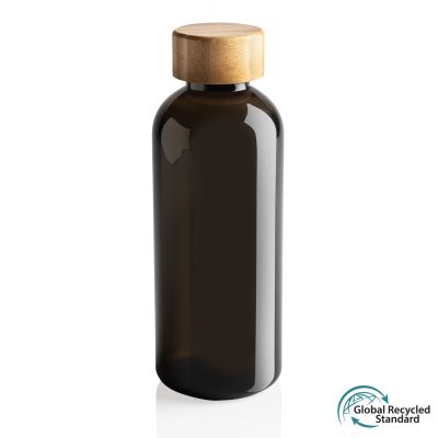 Бутылка для воды из rPET (стандарт GRS) с крышкой из бамбука FSC®-0